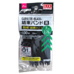結束バンド（黒、１００本） ダイソー(DAISO)