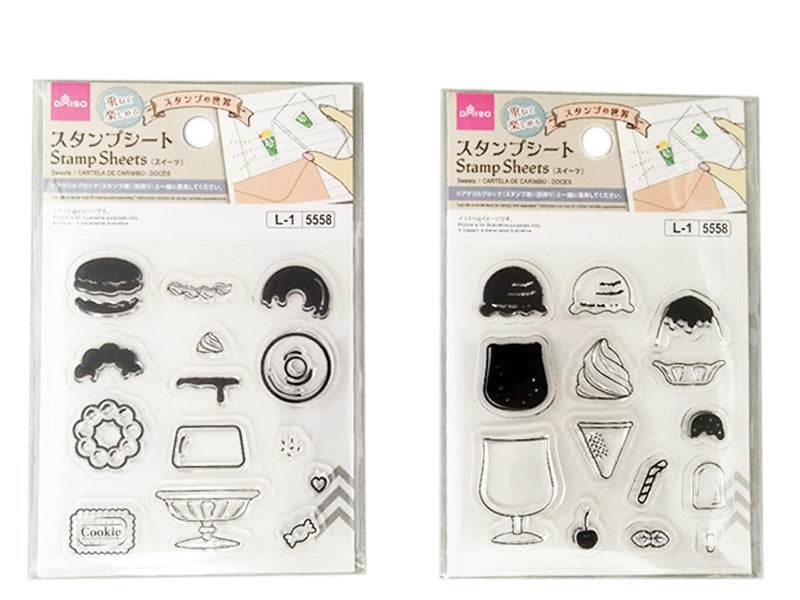 スタンプシート（スイーツ） ダイソー(DAISO)