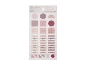 スケジュールステッカー（幾何学） ダイソー(DAISO)