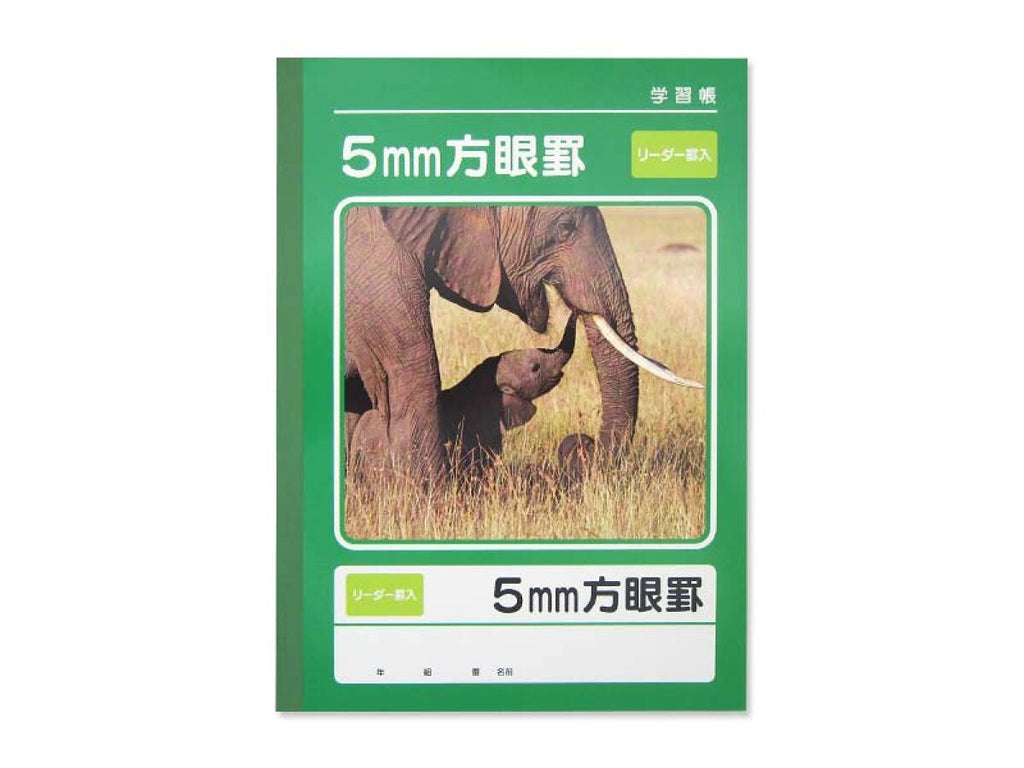 学習帳（５ｍｍ方眼罫、４０枚） ダイソー(DAISO)