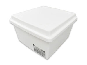 再生プラ配合フタ付ＢＯＸ（コミック用、ホワイト） ダイソー(DAISO)