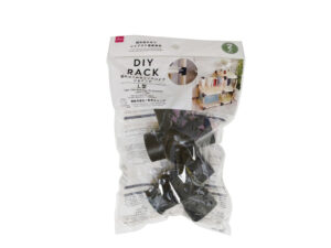 組み立て紙管ラックパイプ（ジョイントＬ型、２個） ダイソー(DAISO)
