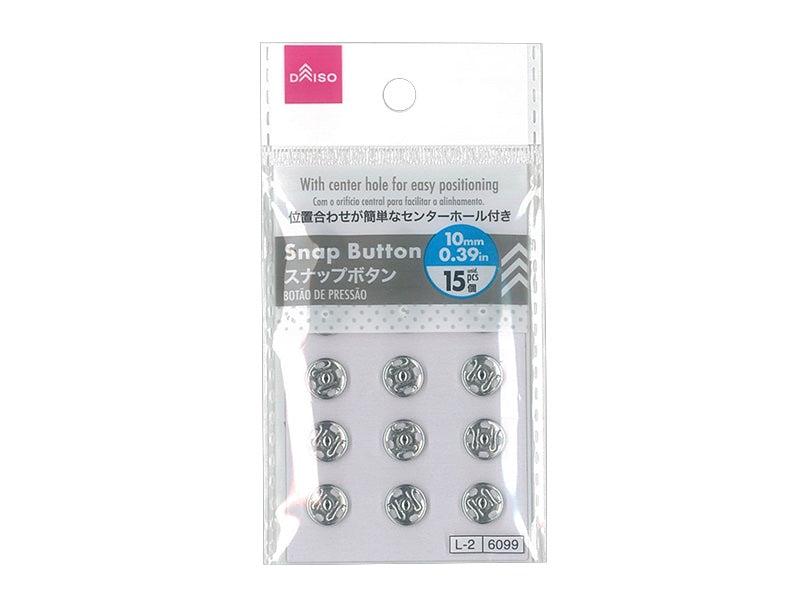 スナップボタン（１５個） ダイソー(DAISO)
