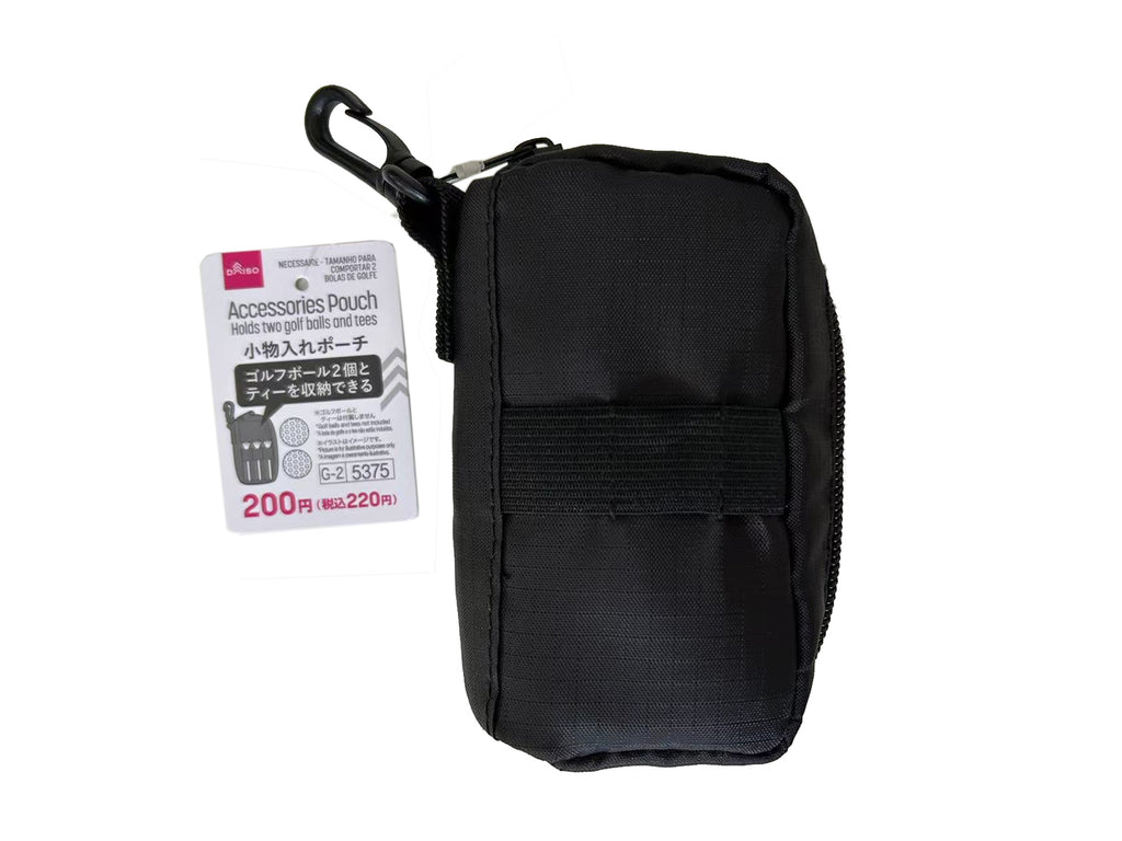 小物入れポーチ（ゴルフボール２つ収納可能） ダイソー(DAISO)