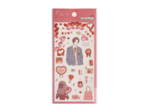 わたしの推し活Ｃｏｌｌｅｃｔｉｏｎステッカー（チェリーレッド） ダイソー(DAISO)