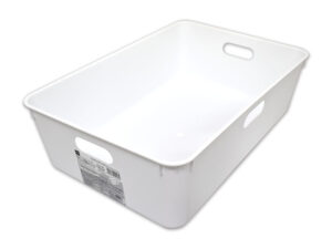 再生プラ配合スクエア収納ボックス（浅型） ダイソー(DAISO)