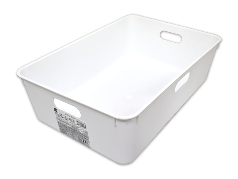 再生プラ配合スクエア収納ボックス（浅型） ダイソー(DAISO)