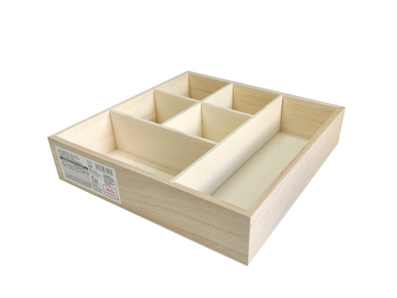 インテリア収納ボックス（６マス、正方形） ダイソー(DAISO)