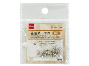 花座パーツⅣ（銀色、１６個） ダイソー(DAISO)
