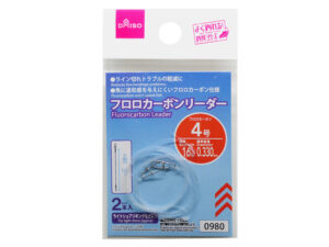 フロロカーボンリーダー（４号、２本） ダイソー(DAISO)
