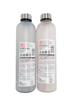 ウォーターボトル（マットカラー、タイムマーカー付） ダイソー(DAISO)