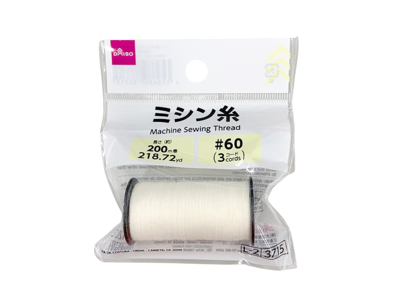 ミシン糸（クリームカラー） ダイソー(DAISO)