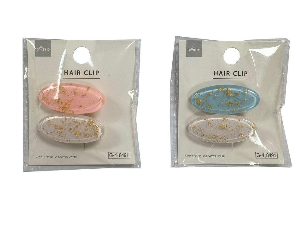 オーバルヘアクリップ（２個） ダイソー(DAISO)