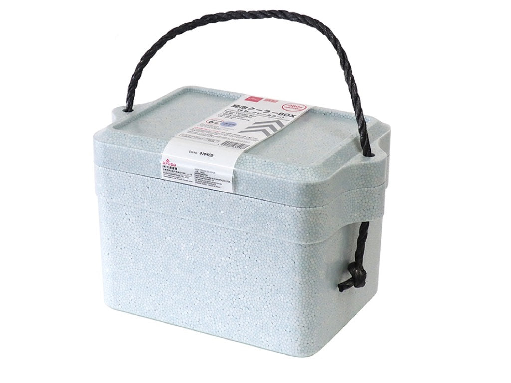 発泡クーラーＢＯＸ（グレーカラー） ダイソー(DAISO)