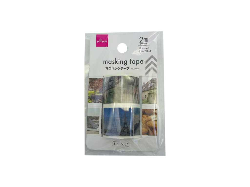 マスキングテープ（旅行、２個） ダイソー(DAISO)