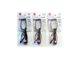 バネ付老眼鏡（スクエア、２度数） ダイソー(DAISO)