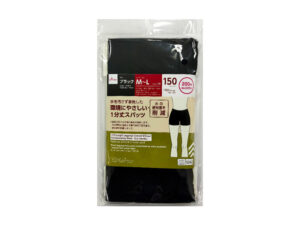 水を汚さず着色した１分丈スパッツ（１５０Ｄ、Ｍ－Ｌ） ダイソー(DAISO)