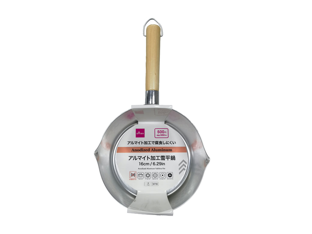 アルマイト加工雪平鍋（直火） ダイソー(DAISO)