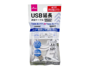 ＵＳＢ延長ケーブル（Ｔｙｐｅ―Ａ ― Ｔｙｐｅ―Ａ） ダイソー(DAISO)