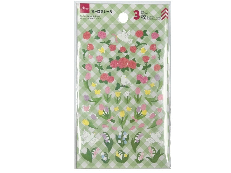 シール（オーロラＢ、３枚） ダイソー(DAISO)