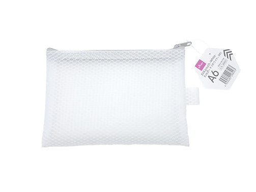ＥＶＡポーチ（ホワイト、Ａ６） ダイソー(DAISO)