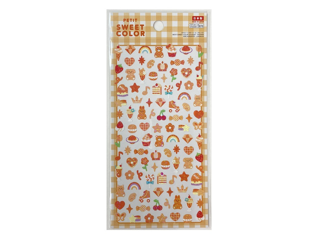 プチスイートカラーシール（オレンジ） ダイソー(DAISO)