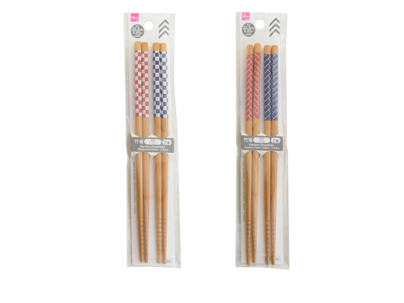 竹箸（市松、桧垣、２膳） ダイソー(DAISO)