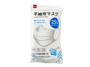 不織布マスク（ふつうサイズ、２５枚） ダイソー(DAISO)