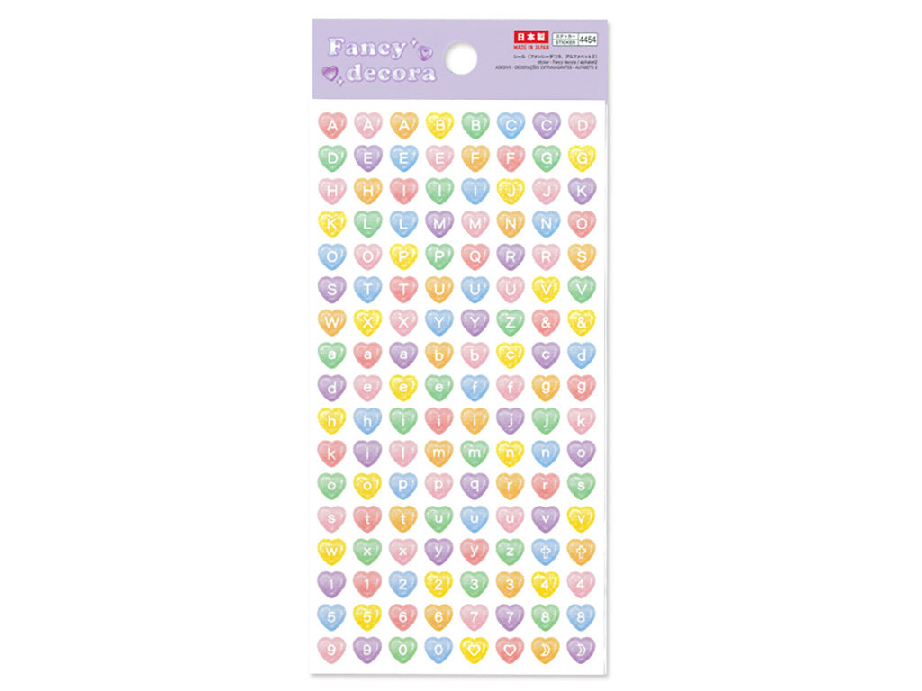 シール（ファンシーデコラ、アルファベット２） ダイソー(DAISO)