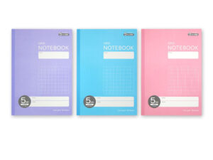 セミＢ５ノート（５ｍｍ方眼罫、５０枚） ダイソー(DAISO)