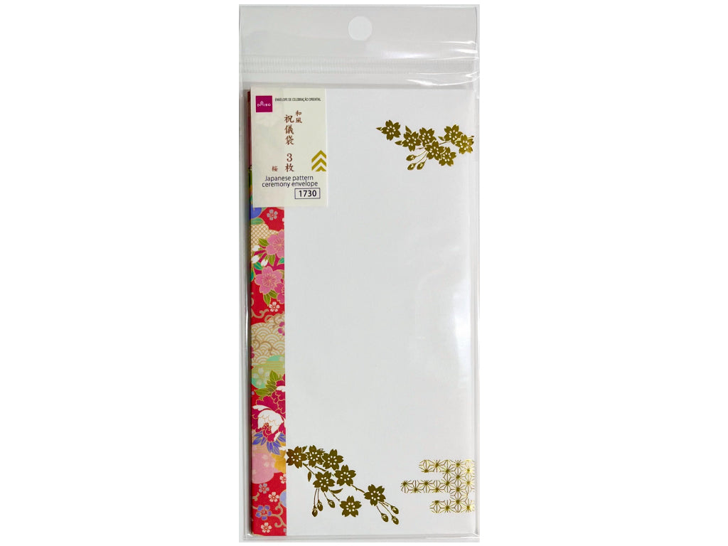 和風祝儀袋（桜、３枚） ダイソー(DAISO)