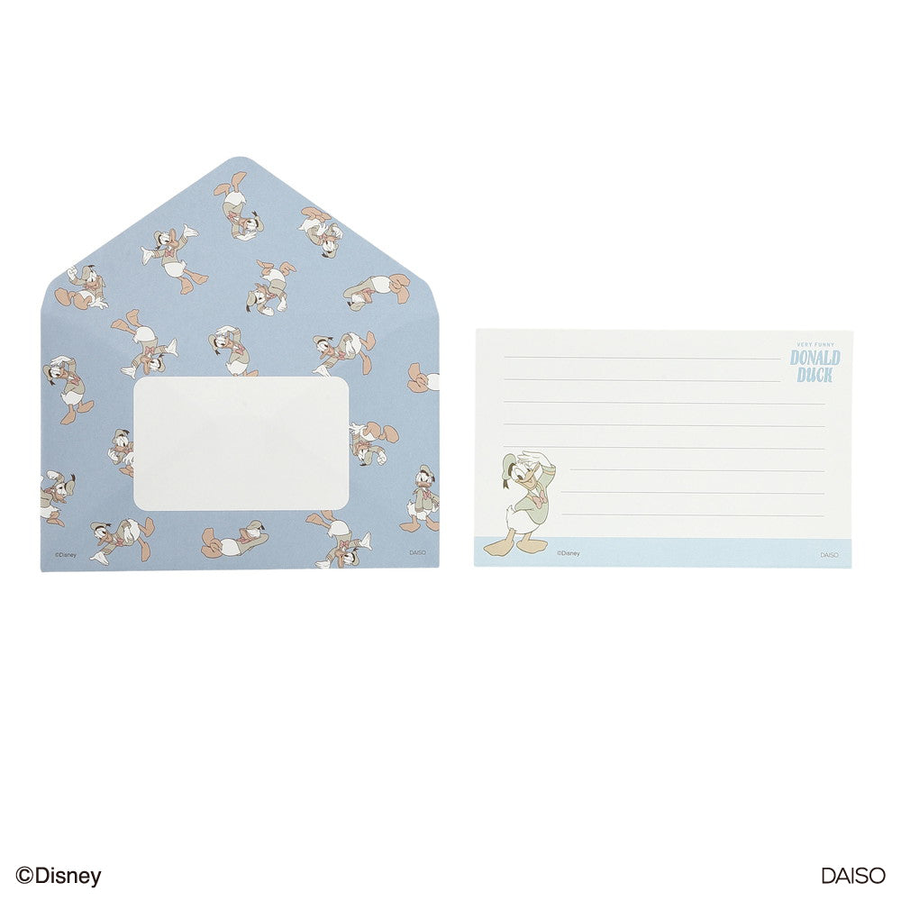 レターセット、Ａ（ドナルドダック）ＤＣ８ ダイソー(DAISO)