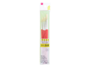豚毛丸筆（４本） ダイソー(DAISO)