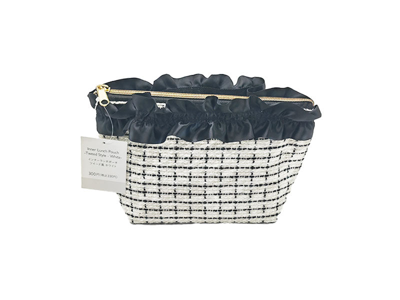 インナーランチポーチ（ツイード風、ＷＨ） ダイソー(DAISO)