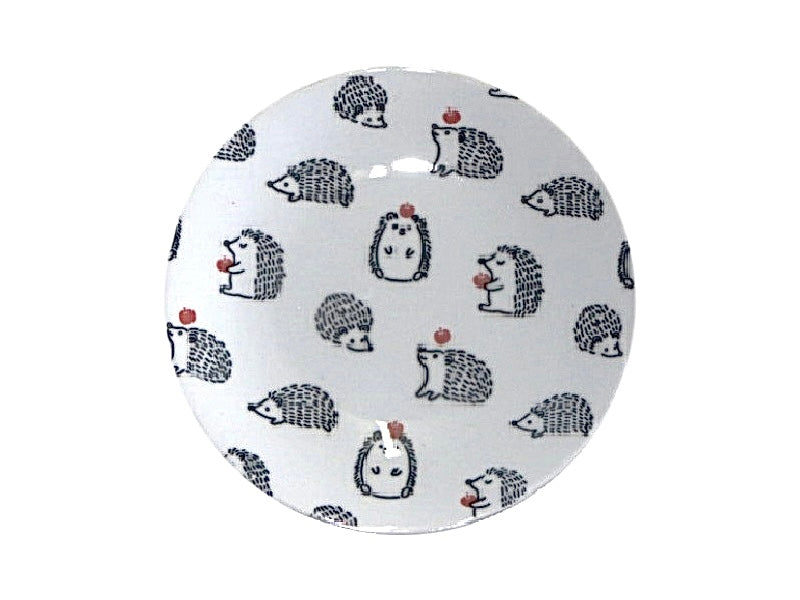 皿（はりねずみ、黒） ダイソー(DAISO)