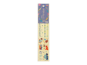 短冊シール（ブルー） ダイソー(DAISO)