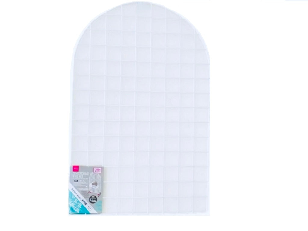 半円型ワイヤーネット（ホワイト） ダイソー(DAISO)