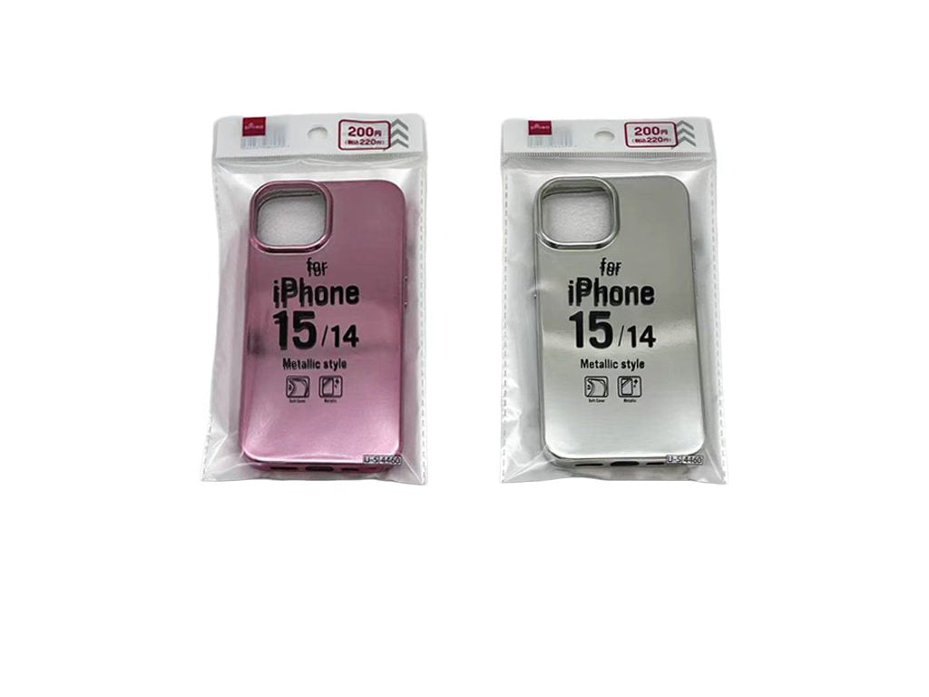 メタリック風スマホケース（１５＆１４） ダイソー(DAISO)
