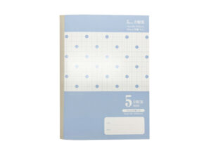 学習帳６（セミＢ５、方眼５ｍｍ、３０枚、ブルー） ダイソー(DAISO)