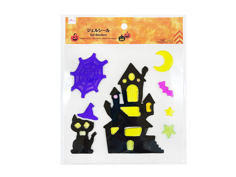 ジェルシール（ハロウィン、ホラーキャッスル） ダイソー(DAISO)