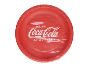 紙皿（コカ・コーラ、ＡＳ１、Ａ、１２枚） ダイソー(DAISO)