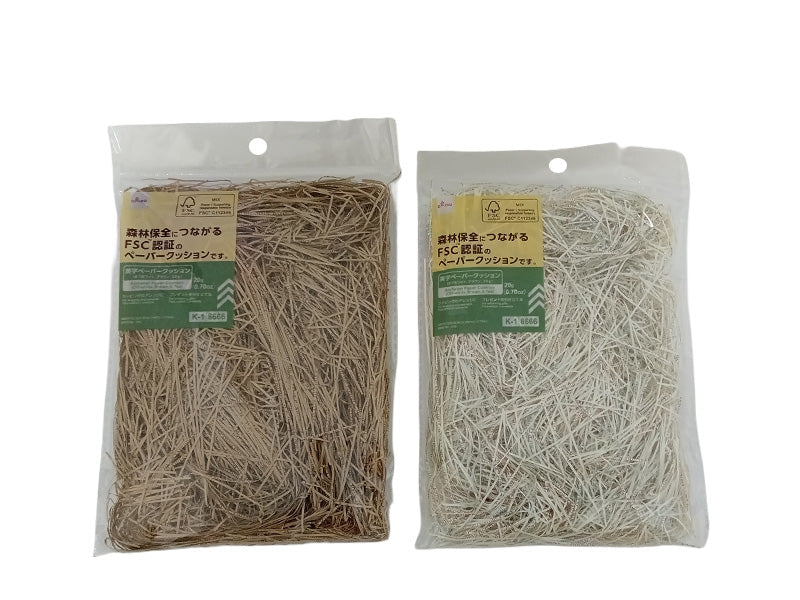 英字ペーパークッション（オフホワイト、ブラウン） ダイソー(DAISO)