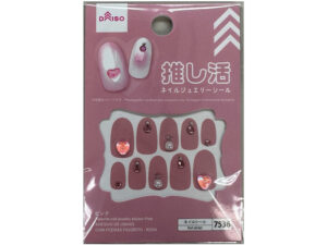 推し活ネイルジュエリーシール（ピンク） ダイソー(DAISO)