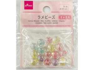 ラメビーズ（ミックス、１６個） ダイソー(DAISO)