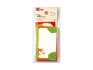 メッセージカード（猫文具、ゆる猫おでかけ） ダイソー(DAISO)