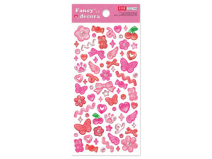 シール（ファンシーデコラ、ピンクパーツ） ダイソー(DAISO)
