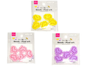 ビーズ（ブロック風、キュートカラー） ダイソー(DAISO)