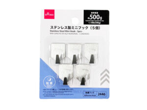 ステンレス製ミニフック（５個） ダイソー(DAISO)