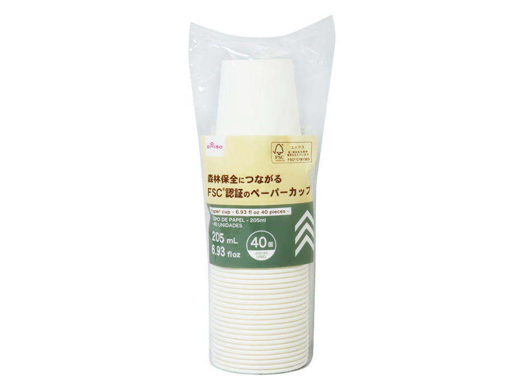 ペーパーカップＦ＿Ａ（４０個、ＣＥ） ダイソー(DAISO)