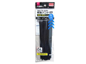結束バンド（黒、３０本） ダイソー(DAISO)